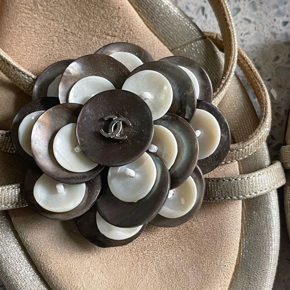 COPY - COPY - CHANEL Camellia Sandals - Picture 7 of 7
